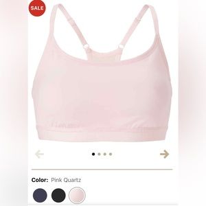 NWT Duluth Trading Company XL Adjustabust Bra in Pink Quartz-cute and comfy!